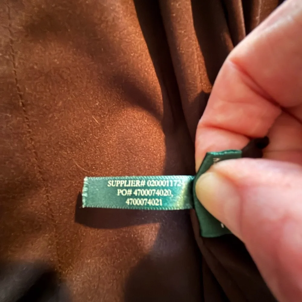 Lauren Ralph Lauren Chocolate Brown Velvet Blazer - Picture 13 of 15